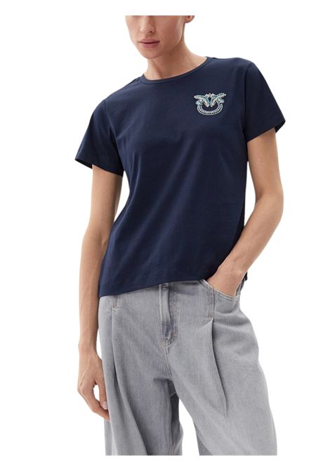 T-shirt with embroidered logo PINKO | T-shirt | 103320 A2G7G1A